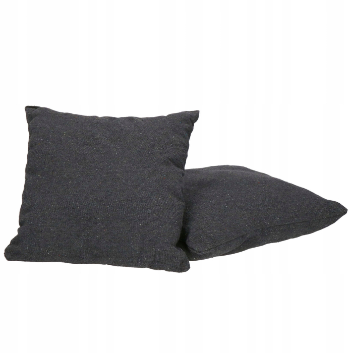 Hamac tip leagan suspendat pentru casa sau gradina HM19, gri deschis cu perne, 130x100cm, 150kg [9]