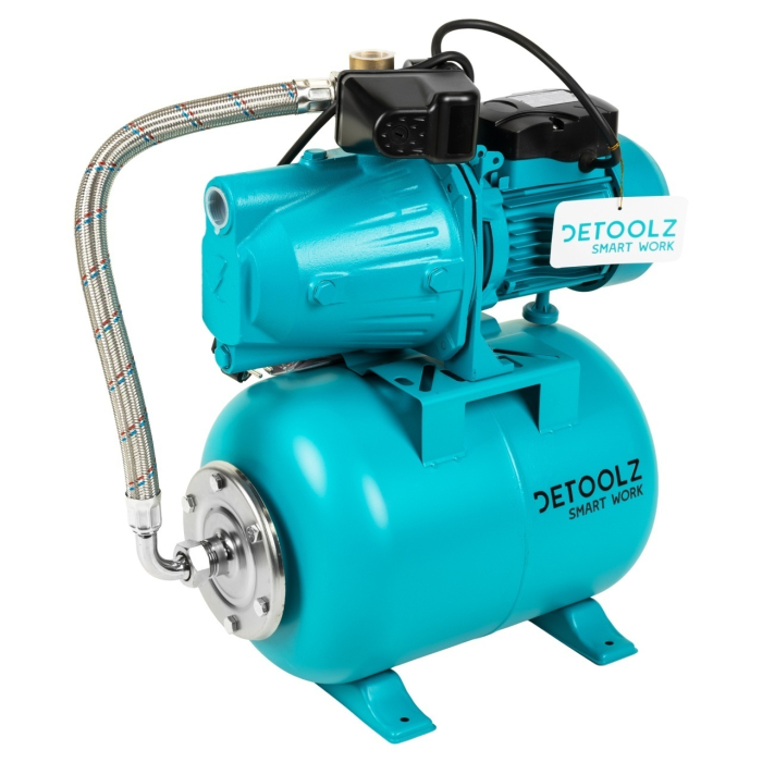 Hidrofor 0.9 KW Detoolz DZ-P104-S001-G02, Debit Maxim 3300L/h, Inaltime Maxima Pompare 45M, Corp Pompa Fonta [6]
