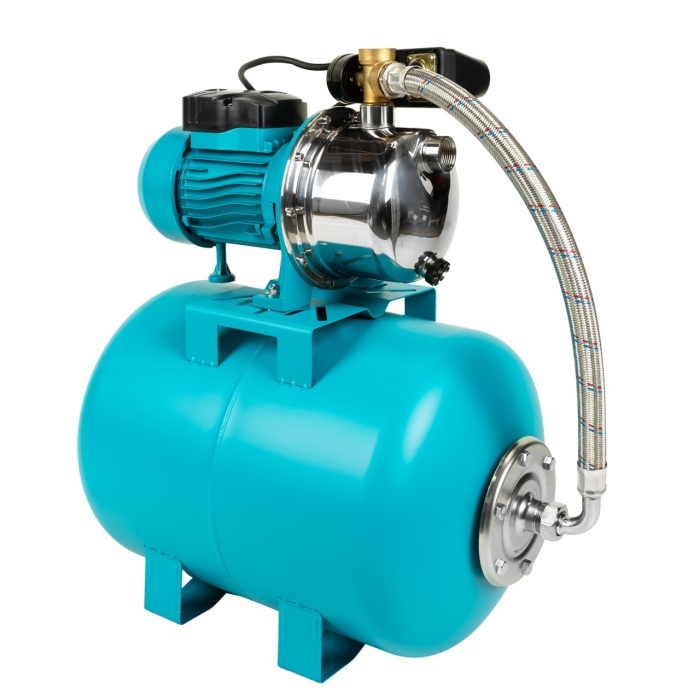 Hidrofor 0.9 KW Detoolz DZ-P123-G02, Debit Maxim 3300L/h, Inaltime Maxima Pompare 45M, Corp Pompa Inox, Butelie 50L [8]