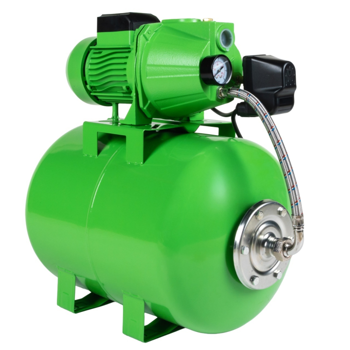 Hidrofor Micul Fermier 1.5 kW, debit maxim 3000l/h, inaltime maxima de pompare 53m, corp pompa fonta, butelie 50L [7]