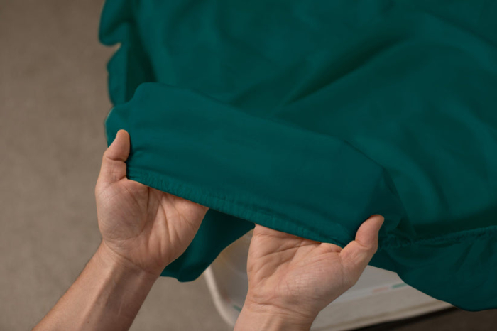 Husa Brius Bumbac Cottone cu elastic, Bumbac 100%, Material moale si prietenos cu pielea, Vernil [3]