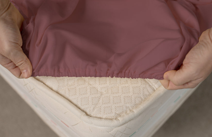 Husa Brius Bumbac Cottone cu elastic, Bumbac 100%, Material moale si prietenos cu pielea, Vernil [5]