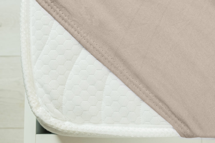 Husa Brius Bumbac Organic, 140x200, 100% bumbac organic, Material moale si prietenos cu pielea, Bej [2]