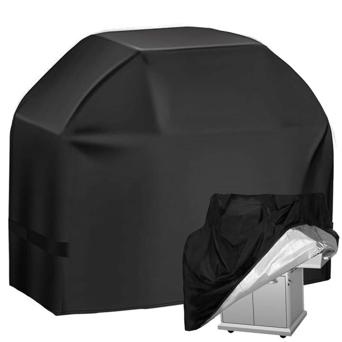 Husa de protectie pentru gratar, tesatura oxford impermeabila, protectie UV, 100x66x80 cm, negru [4]