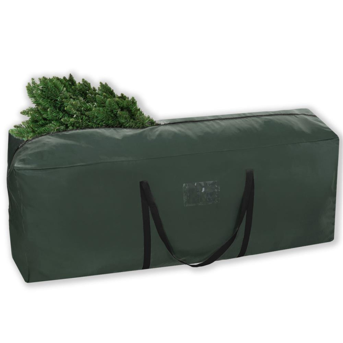 Husa depozitare brad artificial 125x50x40 cm, poliester, verde [2]