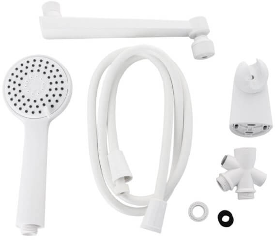 Incalzitor electric instant Ariston Aures Slim Flow 5.5kW, alimentare un singur punct, kit dus inclus [6]