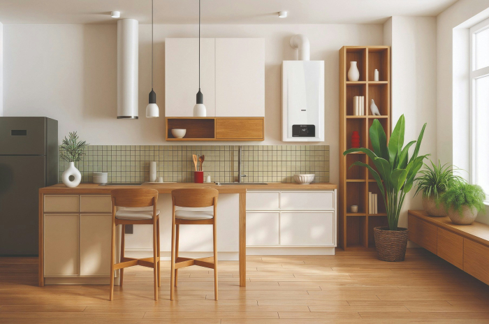 Incalzitor instant pe gaz GPL Ariston Akros Plus 14l/min, GPL, control termostatic, afisaj LED [5]