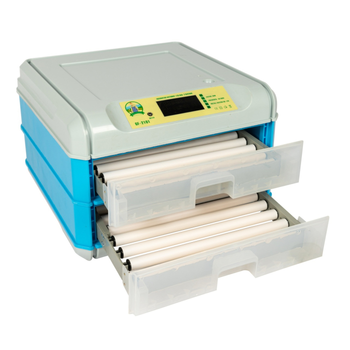 Incubator electric Micul Fermier capacitate 128 oua, 2 etaje, alimentare 220V/12V [3]