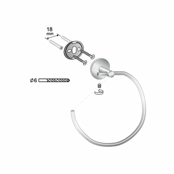 Inel portprosop crom Bisk For You [2]