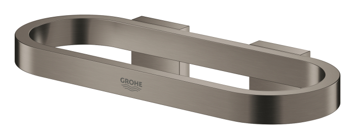 Inel prosop Grohe 41035AL0, Selection, 200 mm, pe perete, metal, mat, grafit [3]