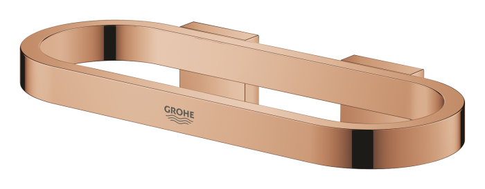 Inel prosop Grohe 41035DA0, Selection, 200 mm, pe perete, metal, lucios, cupru [2]