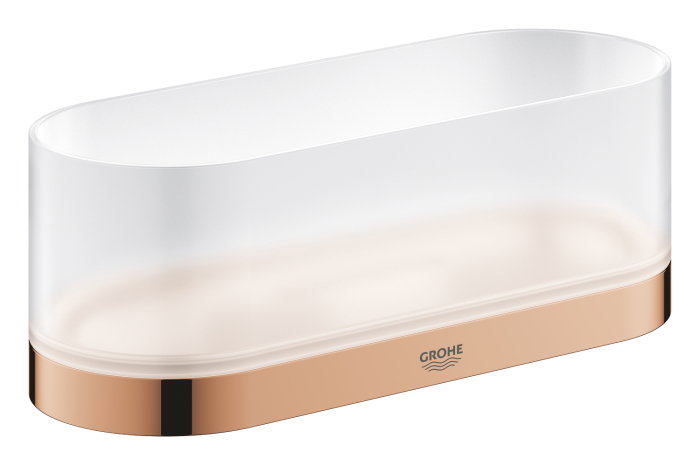Inel prosop Grohe 41035DA0, Selection, 200 mm, pe perete, metal, lucios, cupru [5]