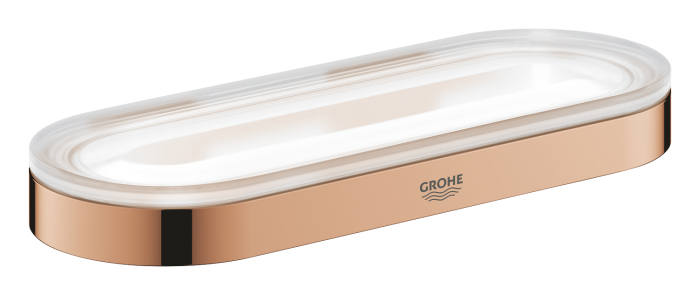 Inel prosop Grohe 41035DA0, Selection, 200 mm, pe perete, metal, lucios, cupru [4]