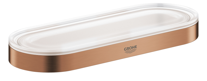 Inel prosop Grohe 41035DL0, Selection, 200 mm, montare pe perete, fixare ascunsa, mat, cupru [4]