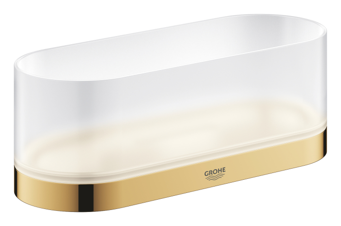 Inel prosop Grohe 41035GL0, Selection, 200 mm, pe perete, metal, lucios, auriu [5]