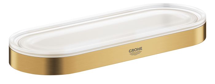 Inel prosop Grohe 41035GN0, Selection, 200 mm, pe perete, metal, mat, auriu [4]