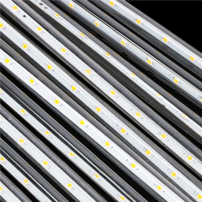 Instalatie de Craciun, 10 tuburi, 50cm, 480 LED, ploaie de meteoriti, alb [8]