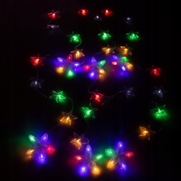 Instalatie lumina tip perdea cu 180 LED-uri, 2m, pentru interior/exterior, iluminare multicolor [14]