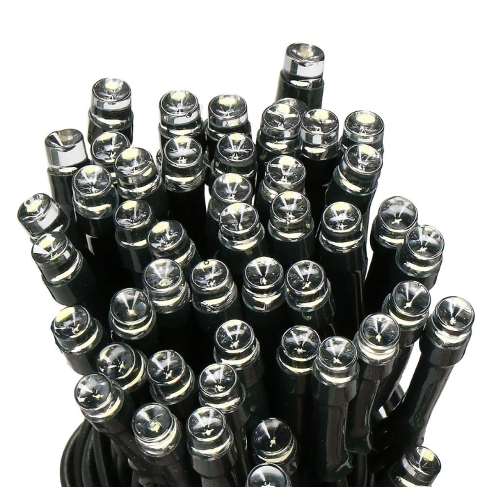 Instalatie lumini de exterior pentru gradina, 10 metri, 100 LED-uri, cu baterii, galben [11]