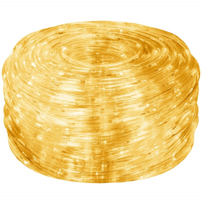 Instalatie tub furtun luminos pentru Craciun, 480 LED-uri, 20m, galben [7]