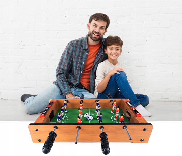 Joc fotbal de masa din lemn, cu contor goluri, 51x31x11 cm [4]