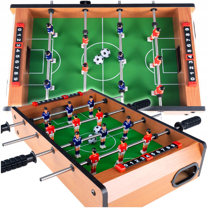 Joc fotbal de masa din lemn, cu contor goluri, 51x31x11 cm [2]