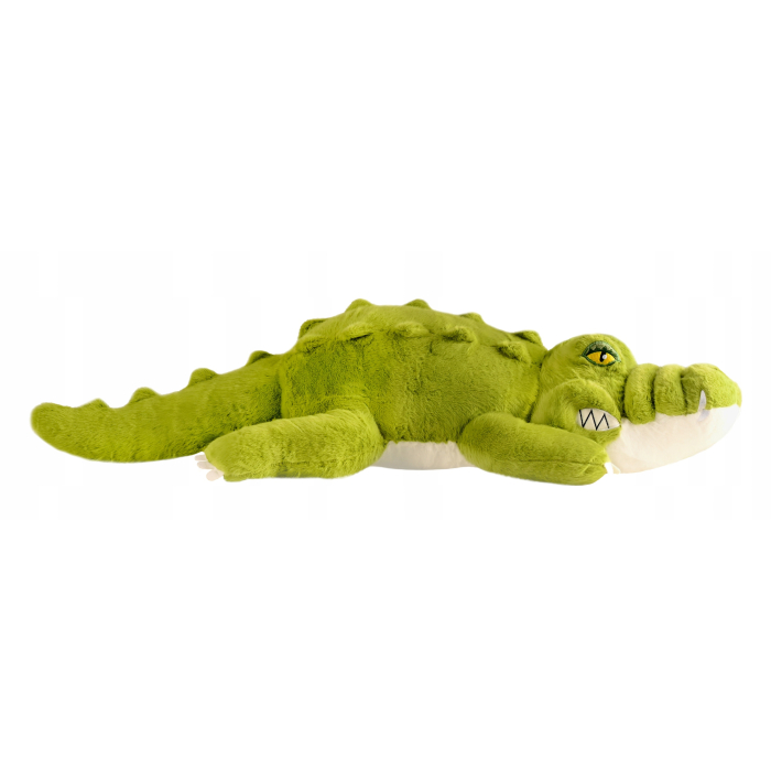 Jucarie de plus Crocodil urias 100 cm, multifunctionala 2 in 1, perna moale pentru imbratisat si relaxare, umplutura elastica din fibre, ideala pentru [10]