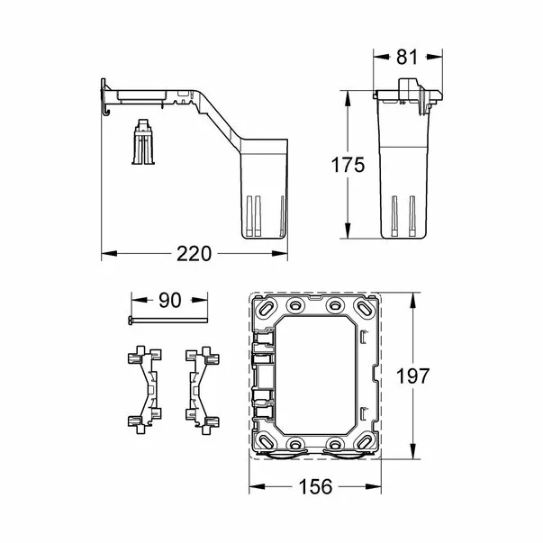Kit conversie Grohe Fresh Rapid SL [2]