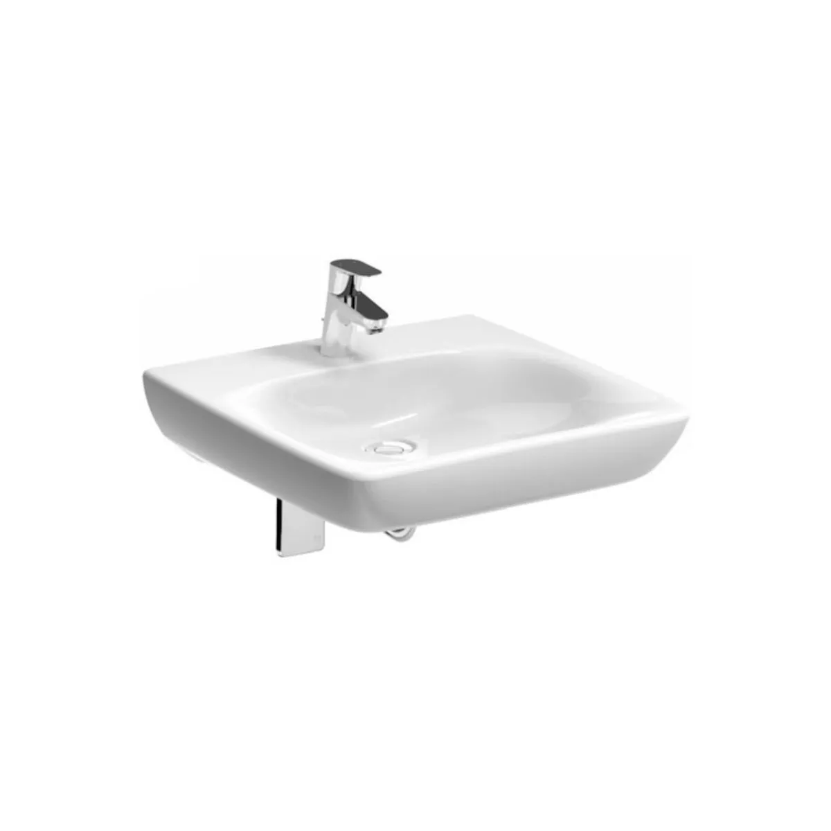 Lavoar Geberit Selnova, pe perete, 55 x 55 cm, alb, 500.187.01.7 [2]