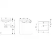 Lavoar Geberit VariForm, montare in blat, 550 x 450 mm, alb, 500.741.01.2 [3]