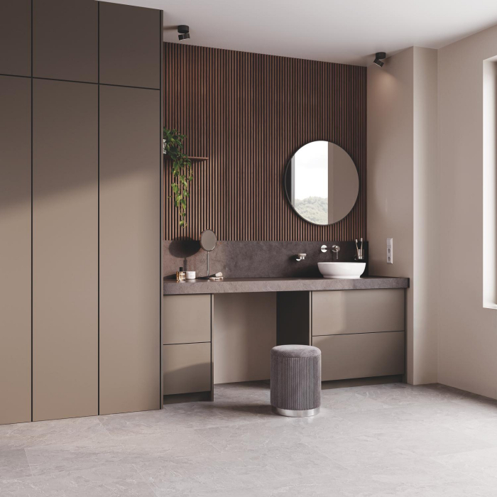 Lavoar Grohe 103538SH00, Essence, pe blat, 400 mm, fara preaplin, AquaCEramic, HyperClean, alb [10]
