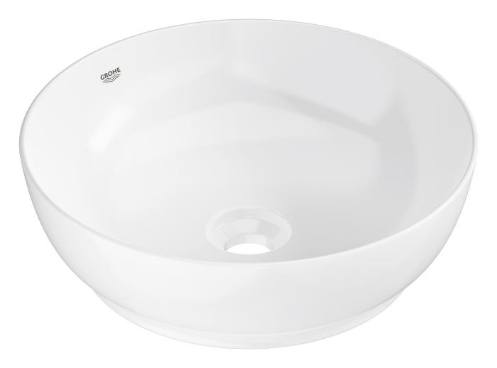 Lavoar Grohe 103538SH00, Essence, pe blat, 400 mm, fara preaplin, AquaCEramic, HyperClean, alb [2]