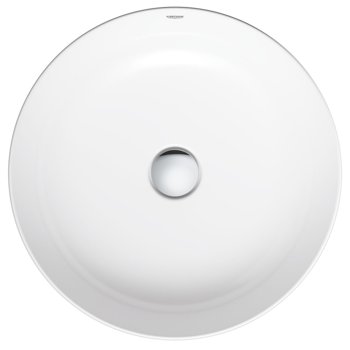 Lavoar Grohe 103560SH00, Essence, pe blat, 450 mm, fara preaplin, AquaCEramic, HyperClean, alb [6]