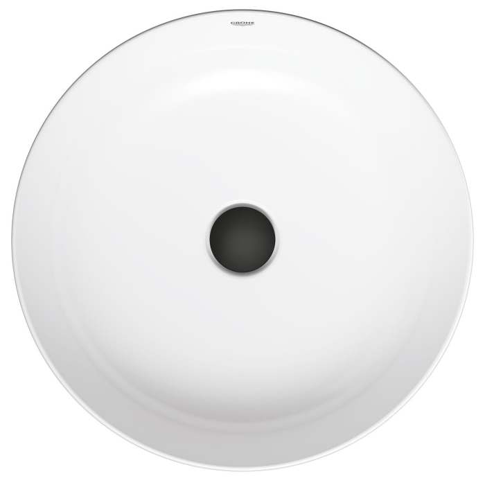 Lavoar Grohe 103560SH00, Essence, pe blat, 450 mm, fara preaplin, AquaCEramic, HyperClean, alb [8]
