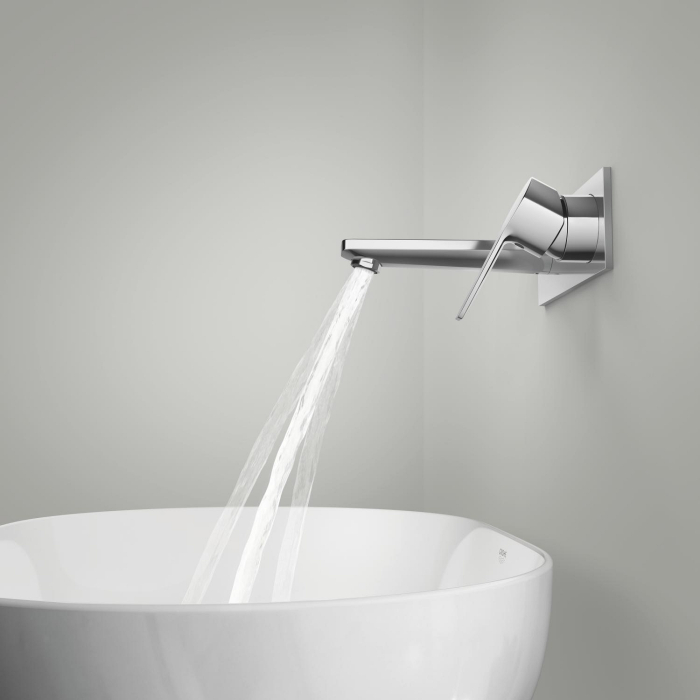 Lavoar Grohe 103563SH00, Essence, pe blat, 60 x 40 cm, fara preaplin, AquaCEramic, HyperClean, alb [11]