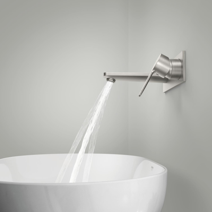 Lavoar Grohe 103563SH00, Essence, pe blat, 60 x 40 cm, fara preaplin, AquaCEramic, HyperClean, alb [12]