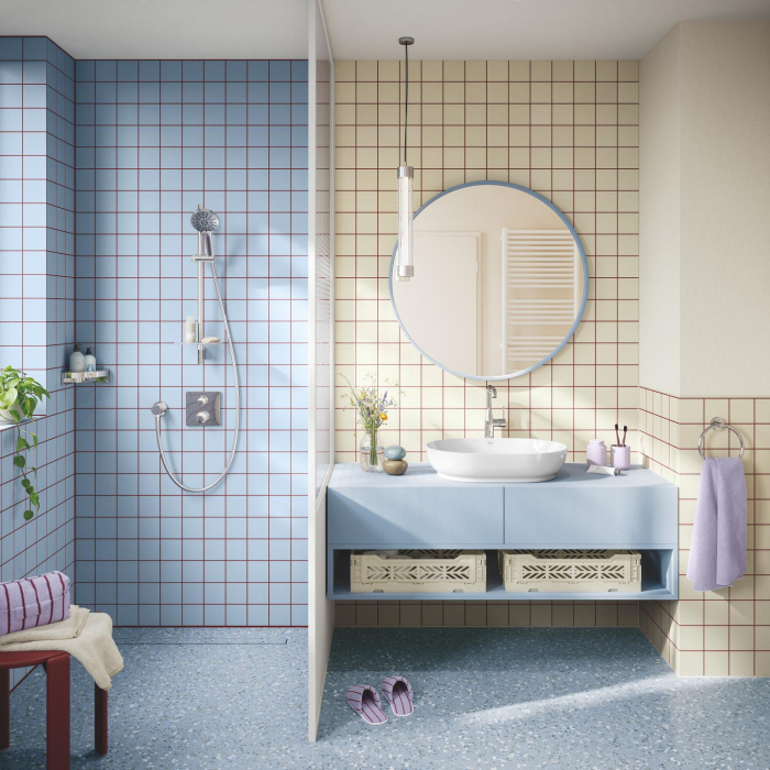Lavoar Grohe 103563SH00, Essence, pe blat, 60 x 40 cm, fara preaplin, AquaCEramic, HyperClean, alb [22]