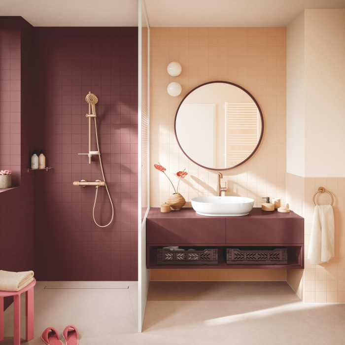 Lavoar Grohe 103563SH00, Essence, pe blat, 60 x 40 cm, fara preaplin, AquaCEramic, HyperClean, alb [24]