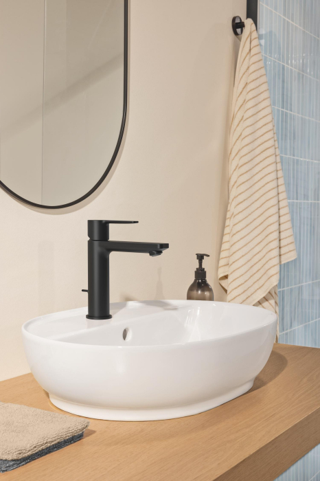 Lavoar Grohe 103566SH00, Essence, pe blat, 50 x 40 cm, cu preaplin, AquaCEramic, HyperClean, alb [25]