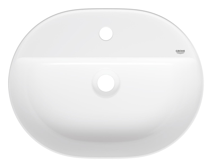 Lavoar Grohe 103566SH00, Essence, pe blat, 50 x 40 cm, cu preaplin, AquaCEramic, HyperClean, alb [5]