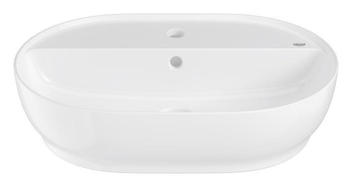 Lavoar Grohe 103569SH00, Essence, pe blat, 60 x 40 cm, cu preaplin, HyperClean, AquaCeramic, alb [5]