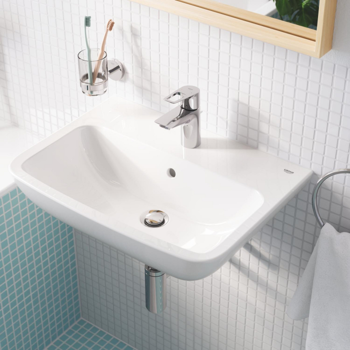 Lavoar Grohe 39949000, 135 mm, 400 mm, 35 mm, 550 mm, 1 cuve, 1 nr orificii baterie, suprafata antiaderent, Alb [11]