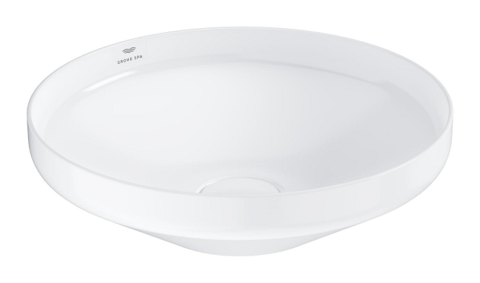 Lavoar Grohe 3995800H, Spa Airio, montare pe blat, 450 x 450 mm, slim, porcelan, alb [4]