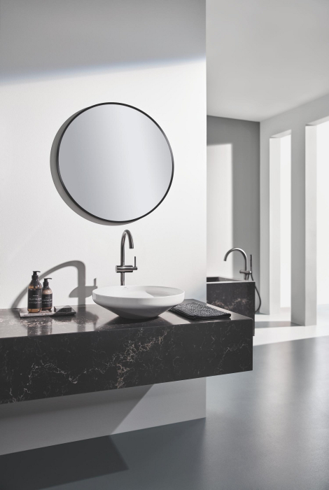 Lavoar Grohe 3995800H, Spa Airio, montare pe blat, 450 x 450 mm, slim, porcelan, alb [18]