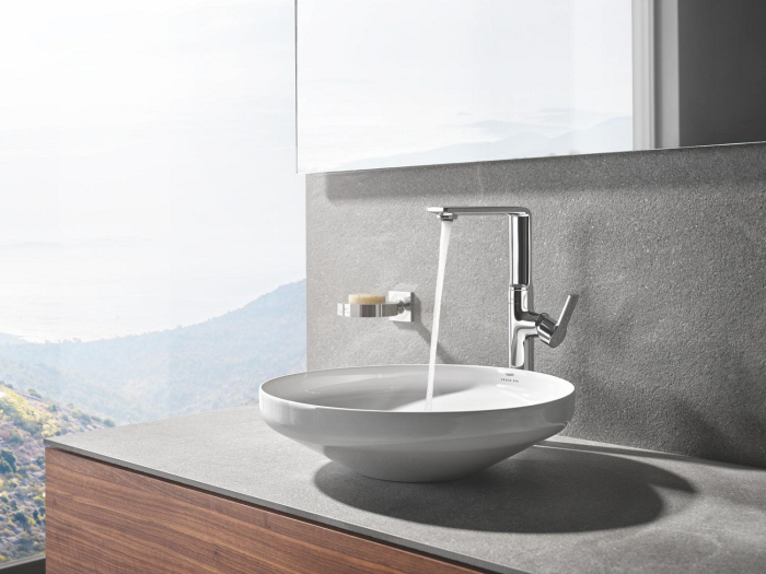 Lavoar Grohe 3995800H, Spa Airio, montare pe blat, 450 x 450 mm, slim, porcelan, alb [16]