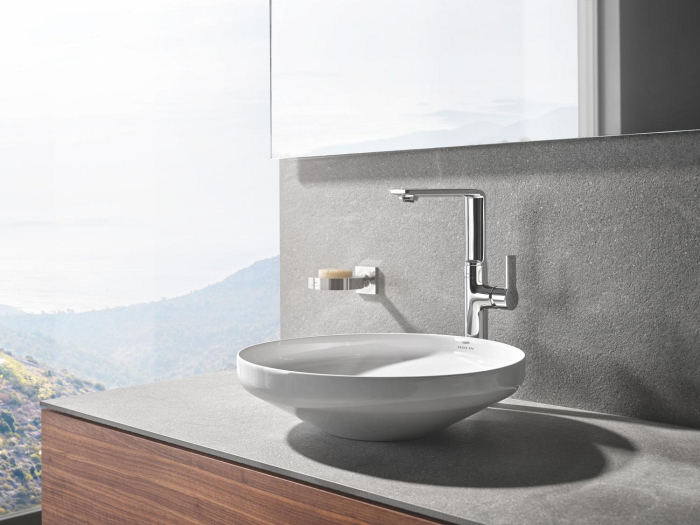 Lavoar Grohe 3995800H, Spa Airio, montare pe blat, 450 x 450 mm, slim, porcelan, alb [15]