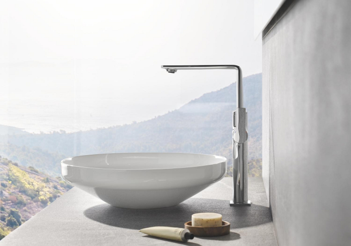Lavoar Grohe 3995800H, Spa Airio, montare pe blat, 450 x 450 mm, slim, porcelan, alb [17]