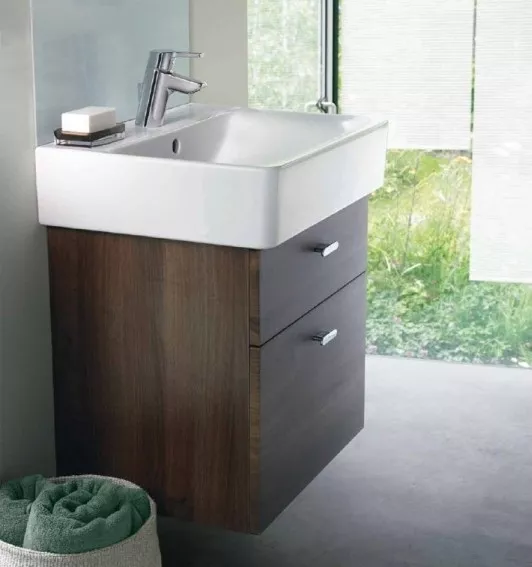 Lavoar Ideal Standard Connect Cube, montare pe perete, 500 x 460 mm, alb, E788401 [6]