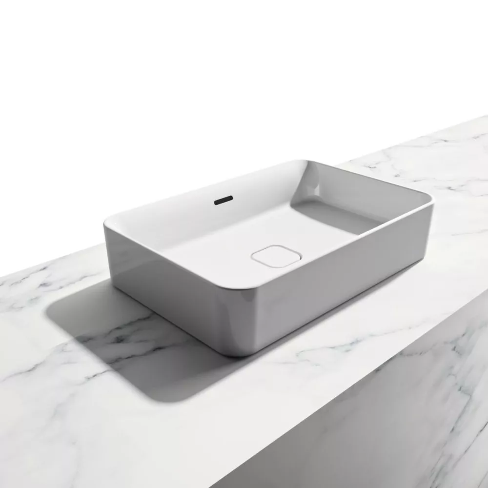 Lavoar Ideal Standard Strada II T299901, 600 x 400 mm, montare pe blat, preaplin, ceramica sanitara, alb [2]