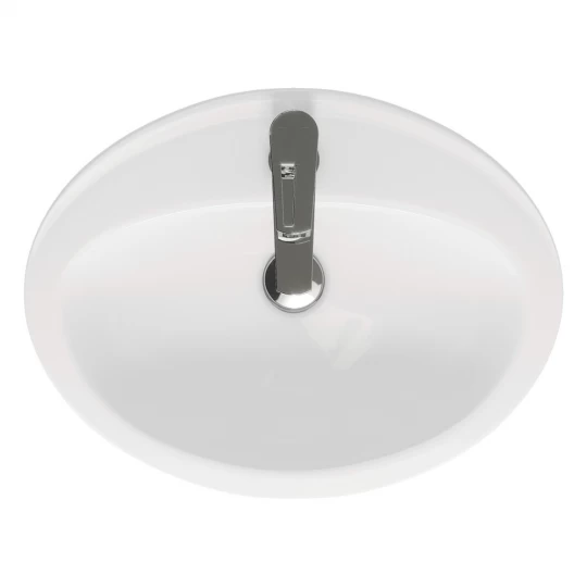 Lavoar incastrat alb 54 cm, oval, Cersanit Calla [8]